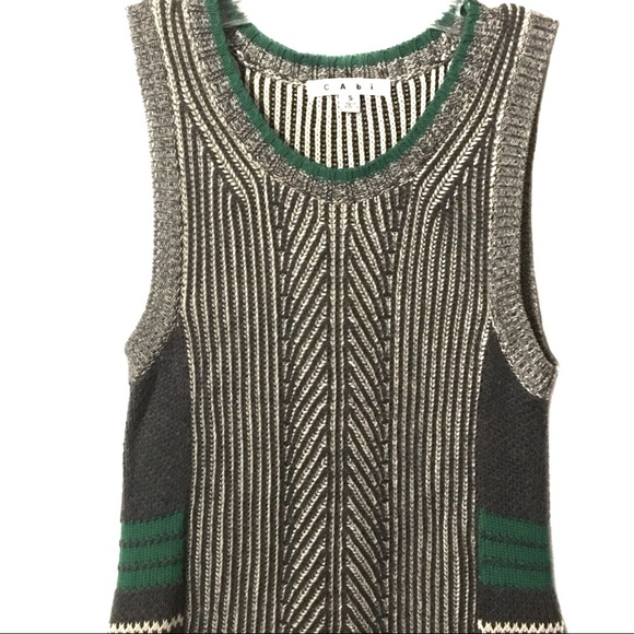 CAbi Trident sleeveless sweater tank #885 small - Picture 3 of 7